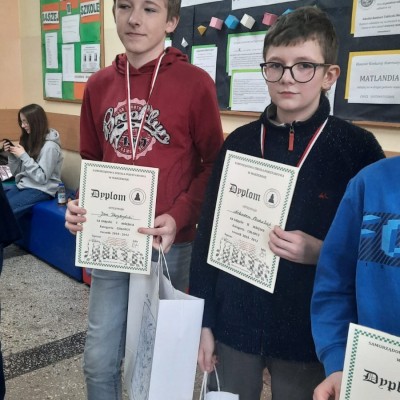 Sukces szachowy naszych uczniów