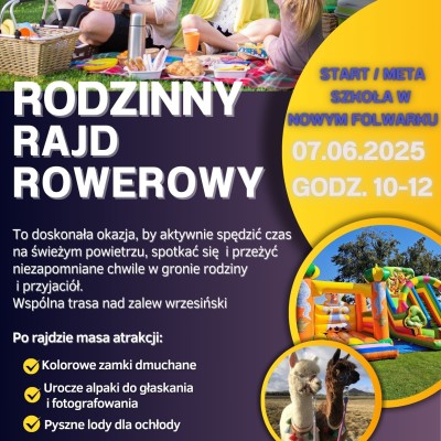 Rajd rowerowy Rady Rodziców